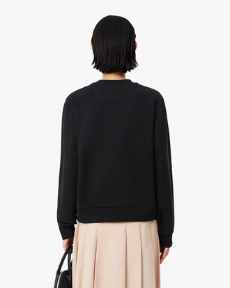 Sweatshirt relaxed fit col rond molleton