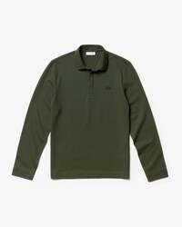 Paris Polo Regular Fit Lacoste manches longues en coton stretch