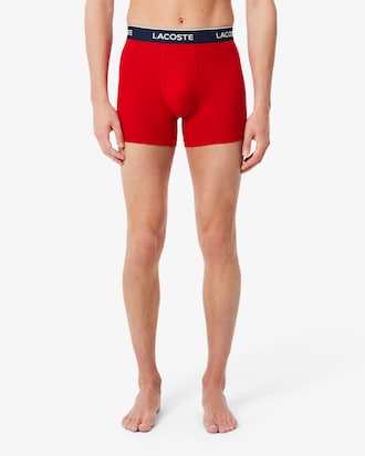 Lot de 3 boxers longs coton stretch