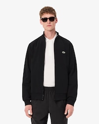 Sweatshirt zippé molleton col montant