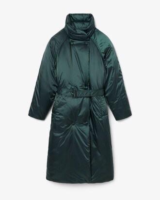 Doudoune longue irisée Défilé