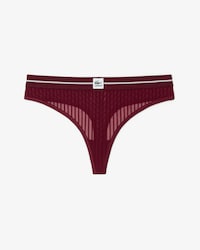String mesh ray&eacute; velours
