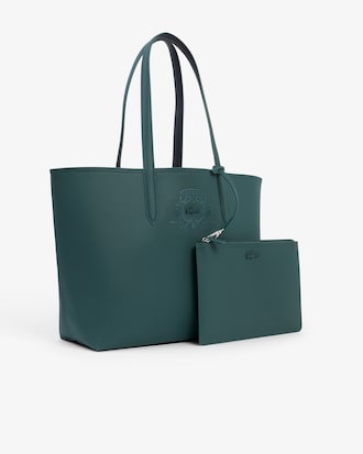 Sac cabas r&eacute;versible avec pochette