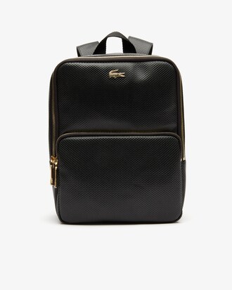 Sac &agrave; dos Chantaco en cuir piqu&eacute; uni