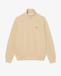 Sweatshirt zipp&eacute; interlock col montant