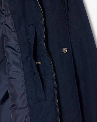 Veste coton col velours c&ocirc;tel&eacute;