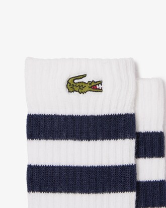 Chaussettes coton rayées
