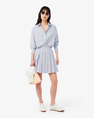 Chemise oversize popeline de coton
