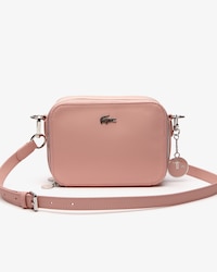 Sac bandoulière double zip Daily Classic en toile enduite piquée