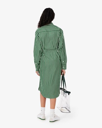 Robe chemise relaxed fit en popeline