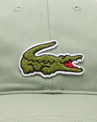 Casquette twill de coton badge Crocodile