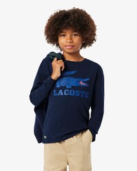 Sweatshirt molleton imprim&eacute; crocodile