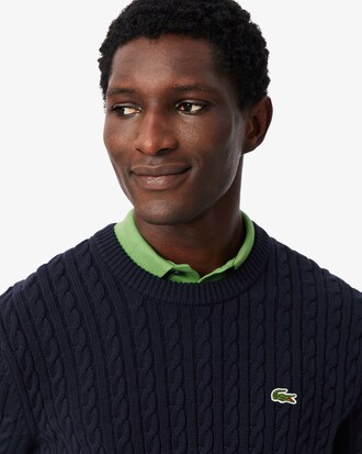 Pull torsad&eacute; coton