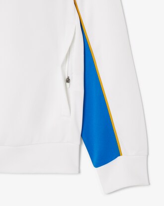 Sweatshirt zippé Tennis marquage imprimé