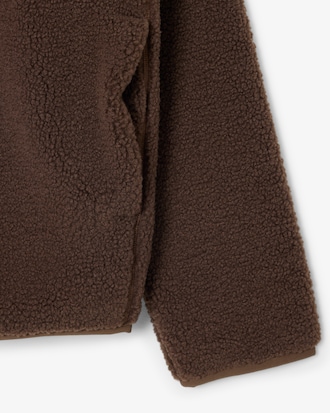 Veste sherpa col montant