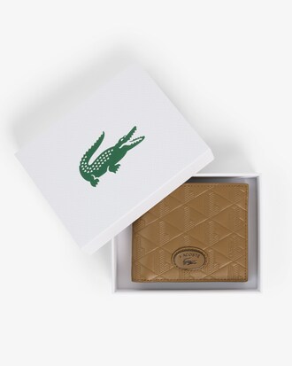 Portefeuille monogramme moyen en cuir