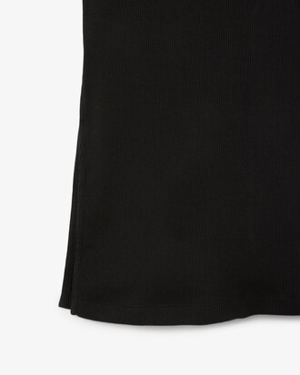 Robe polo longue coton côtelé