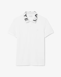Polo slim fit marquage jacquard