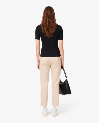 Chino gabardine coton straight fit