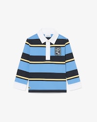Polo rugby coton ray&eacute;