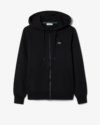 Sweatshirt zipp&eacute; &agrave; capuche molleton