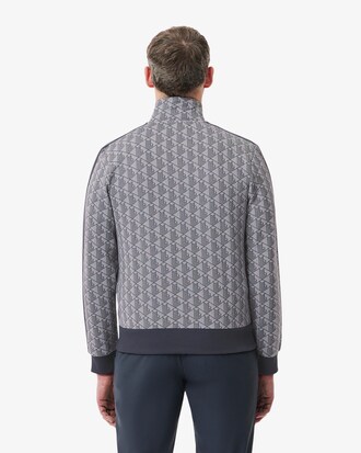 Veste de surv&ecirc;tement zipp&eacute;e Paris jacquard