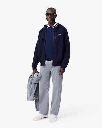 Sweatshirt &agrave; capuche zipp&eacute; molleton