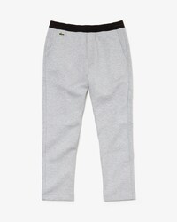 Jogging Lacoste SPORT en molleton et ceinture contrast&eacute;e