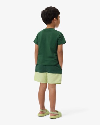 Short de bain taffetas ray&eacute;