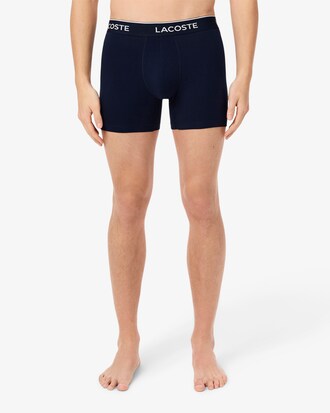 Lot de 3 boxers longs coton stretch