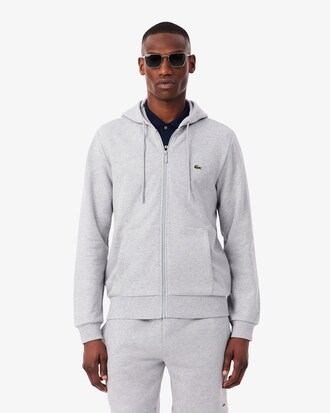 Sweatshirt &agrave; capuche zipp&eacute; molleton