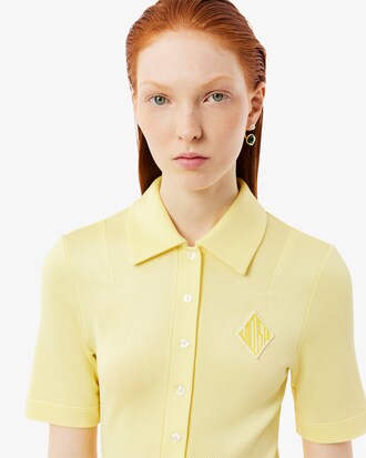 Robe col polo Piqué Défilé