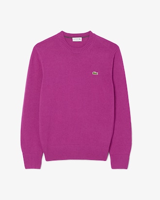 Pull en laine col rond