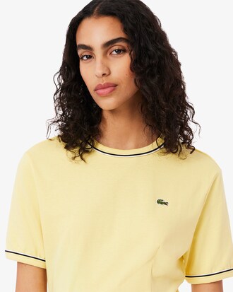 Robe t-shirt jersey &agrave; liser&eacute;s