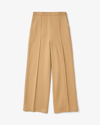 Pantalon large Édition Défilé en laine vierge
