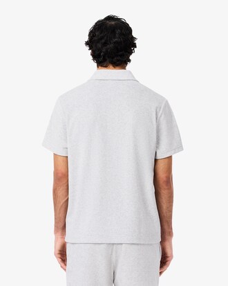 Polo classic fit en tissu éponge