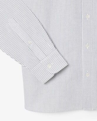 Chemise regular fit Oxford ray&eacute;e avec poche
