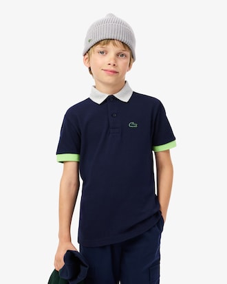 Polo en Piqué color-block