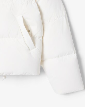 Doudoune &agrave; capuche d&eacute;perlante duvet