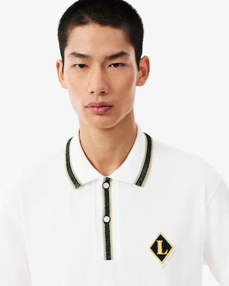 Polo fabriqu&eacute; en France badge classic fit