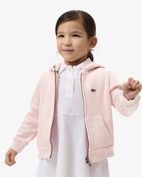 Sweatshirt zipp&eacute; &agrave; capuche mixte molleton