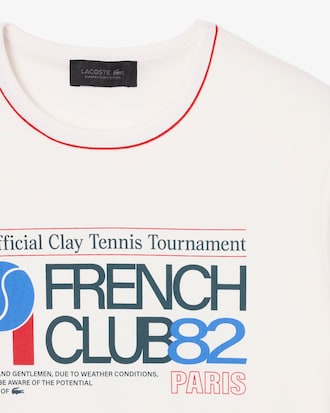 T-shirt imprim&eacute; tennis D&eacute;fil&eacute;