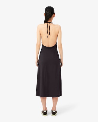 Robe longue &agrave; bretelles dos nu