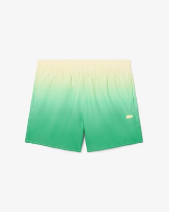 Short de bain court imprimé dégradé
