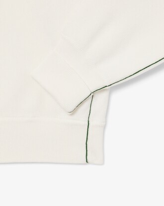 Pull coton point mousse
