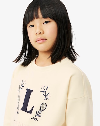 Sweatshirt n&eacute;opr&egrave;ne badge brod&eacute;