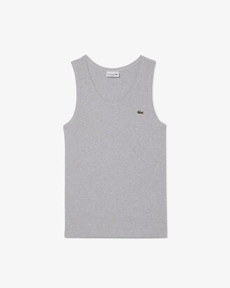 Débardeur slim fit coton côtelé