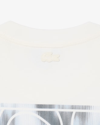T-shirt jersey imprim&eacute; tennis graphique