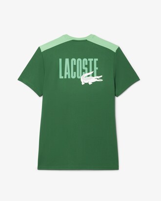 T-shirt Tennis color-block large imprimé