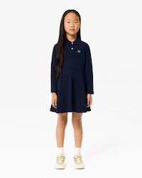 Robe manches longues en Piqué stretch